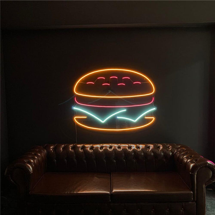 Burger Neon Sign - Maytrix