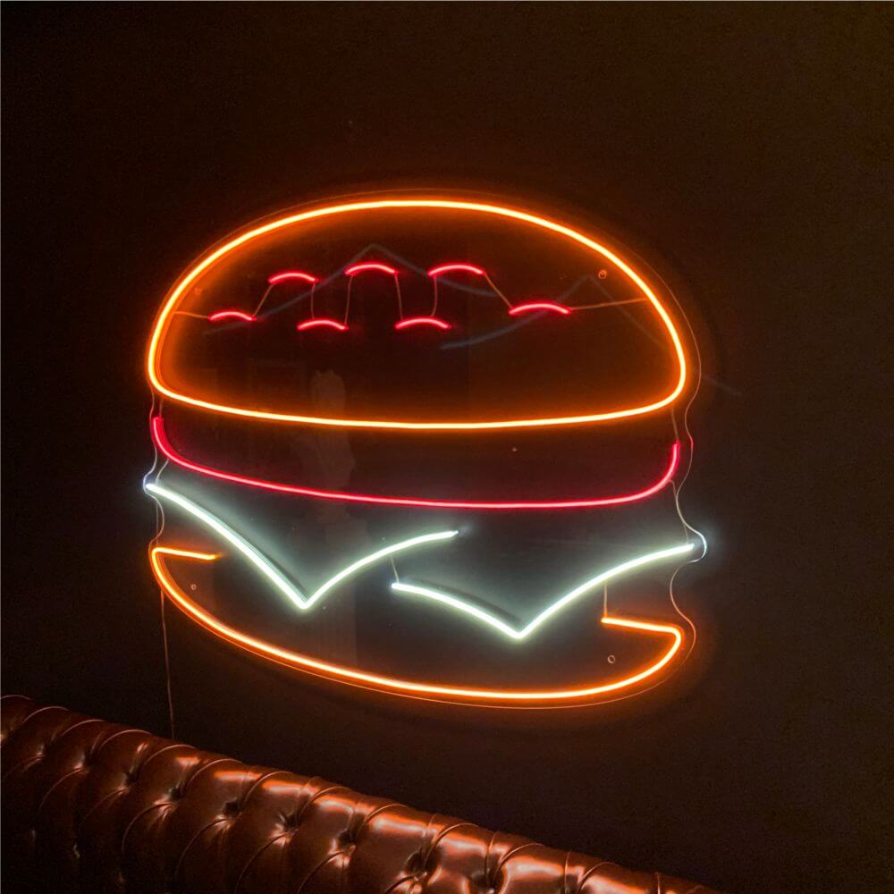 Burger Neon Sign - Maytrix