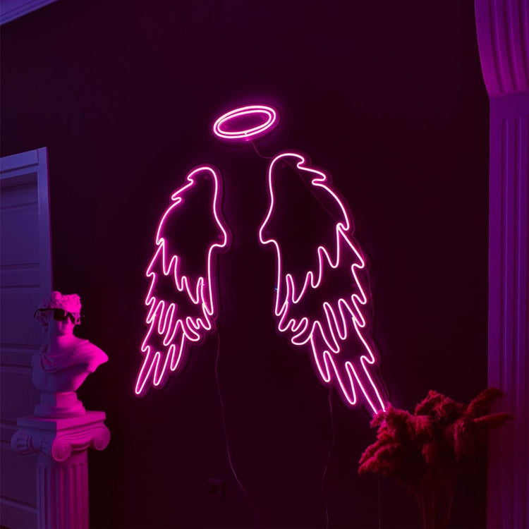 Classic Angel Wing Neon Sign - Maytrix