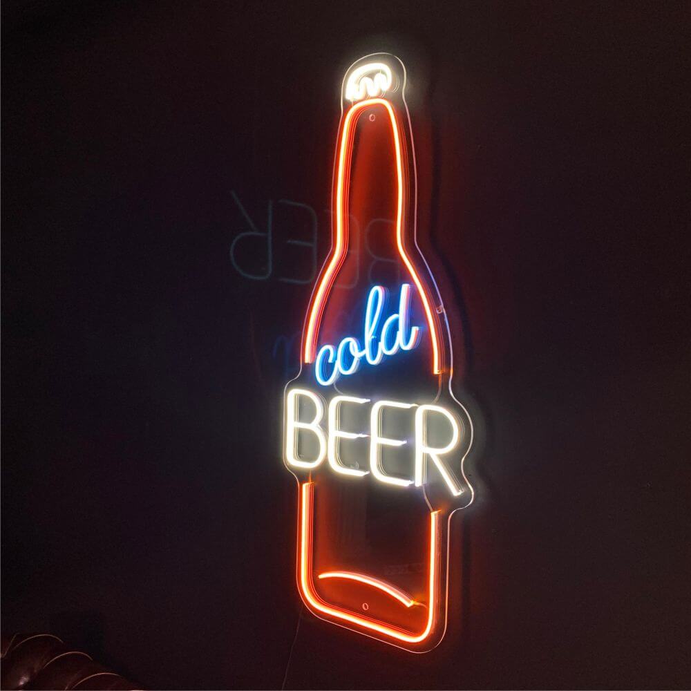 Cold Beer Neon Sign - Maytrix