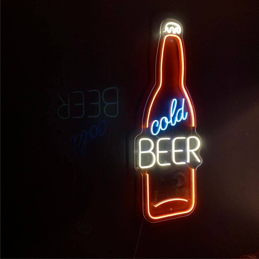 Cold Beer Neon Sign - Maytrix