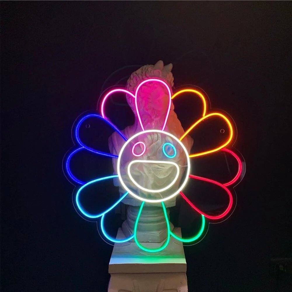 Colorful Daisy Neon Sign - Maytrix