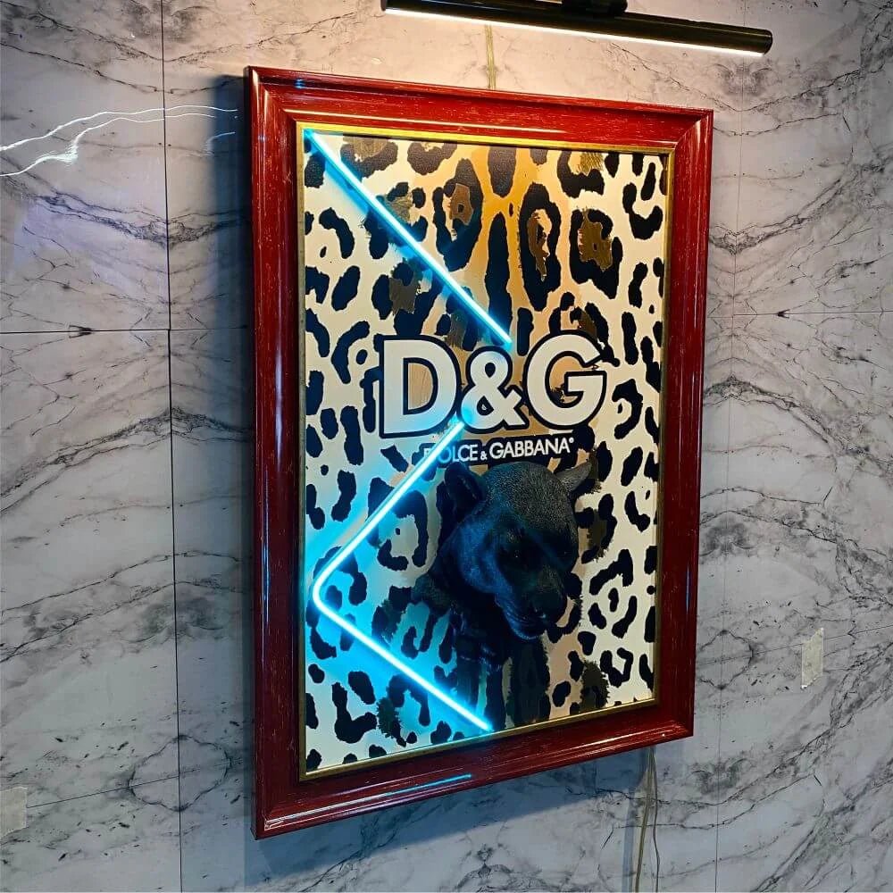 DOLGE GABBANA 3D Neon Jungle Painting - Maytrix