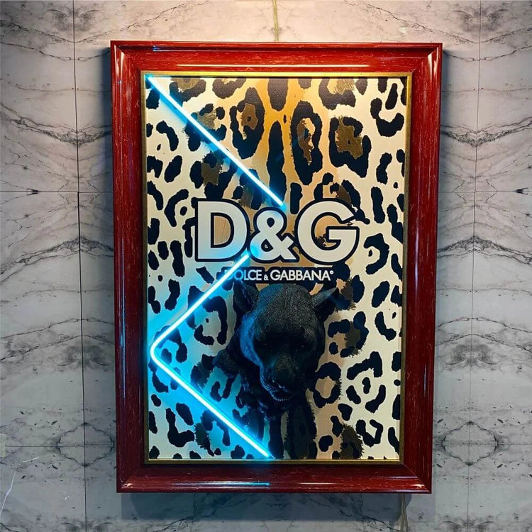 DOLGE GABBANA 3D Neon Jungle Painting - Maytrix