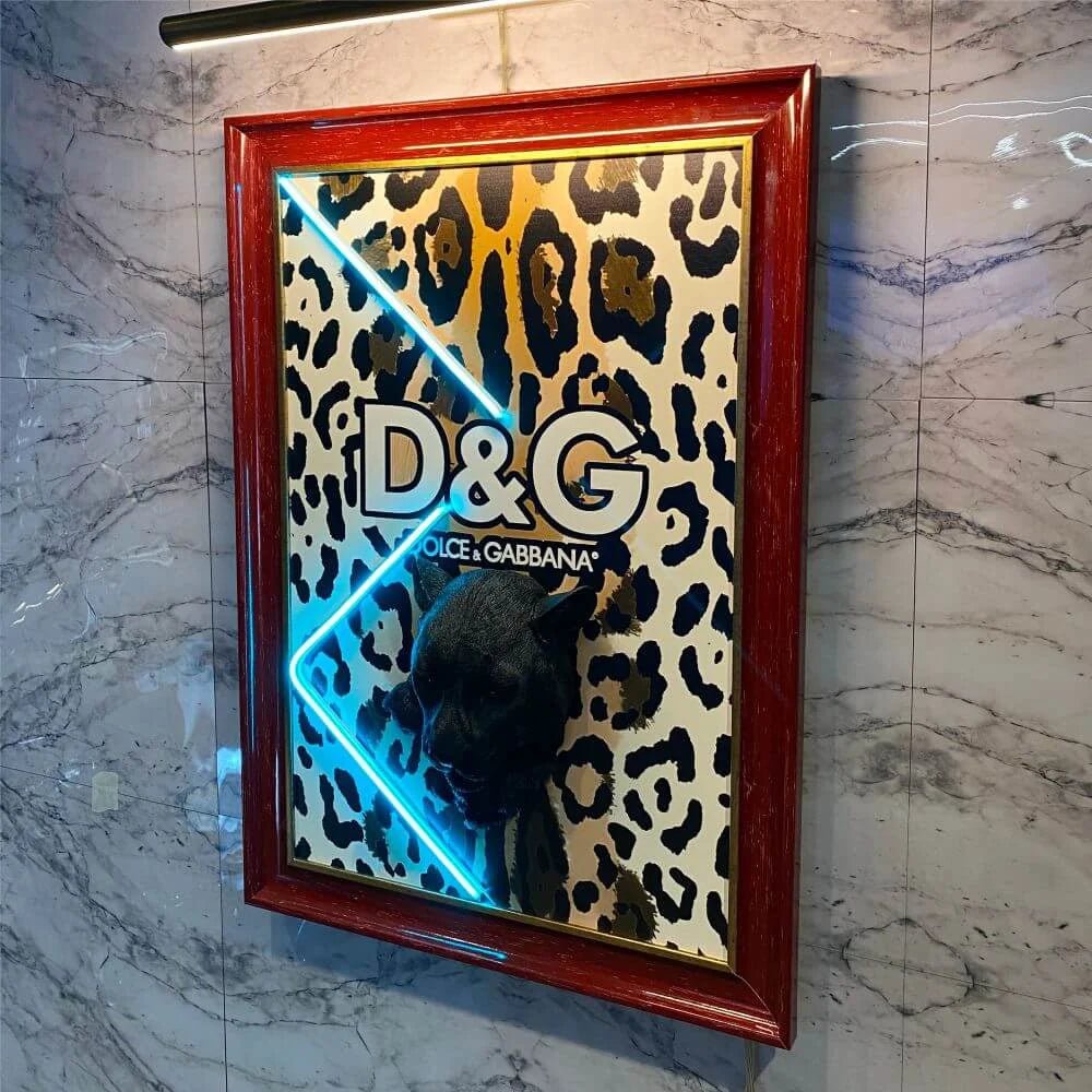 DOLGE GABBANA 3D Neon Jungle Painting - Maytrix