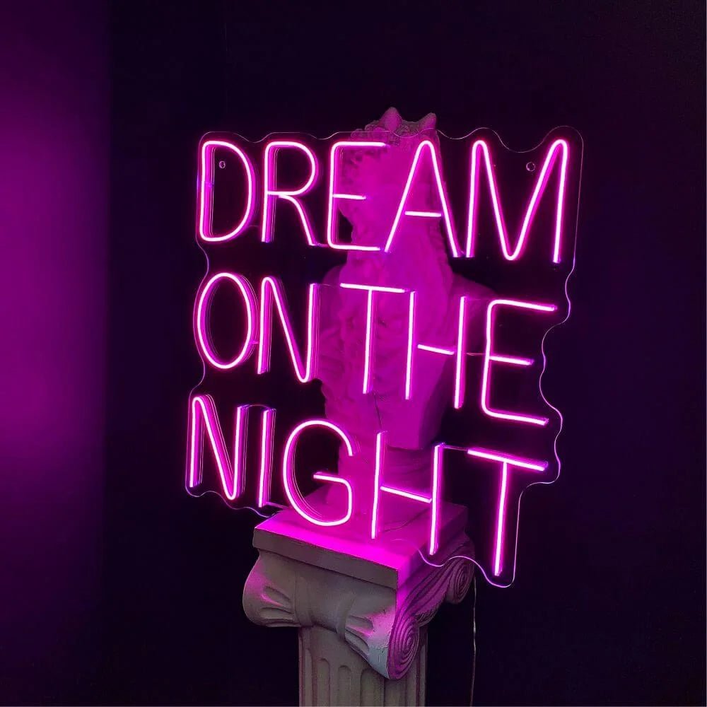 DREAM ON THE NIGHT Neon Sign - Maytrix