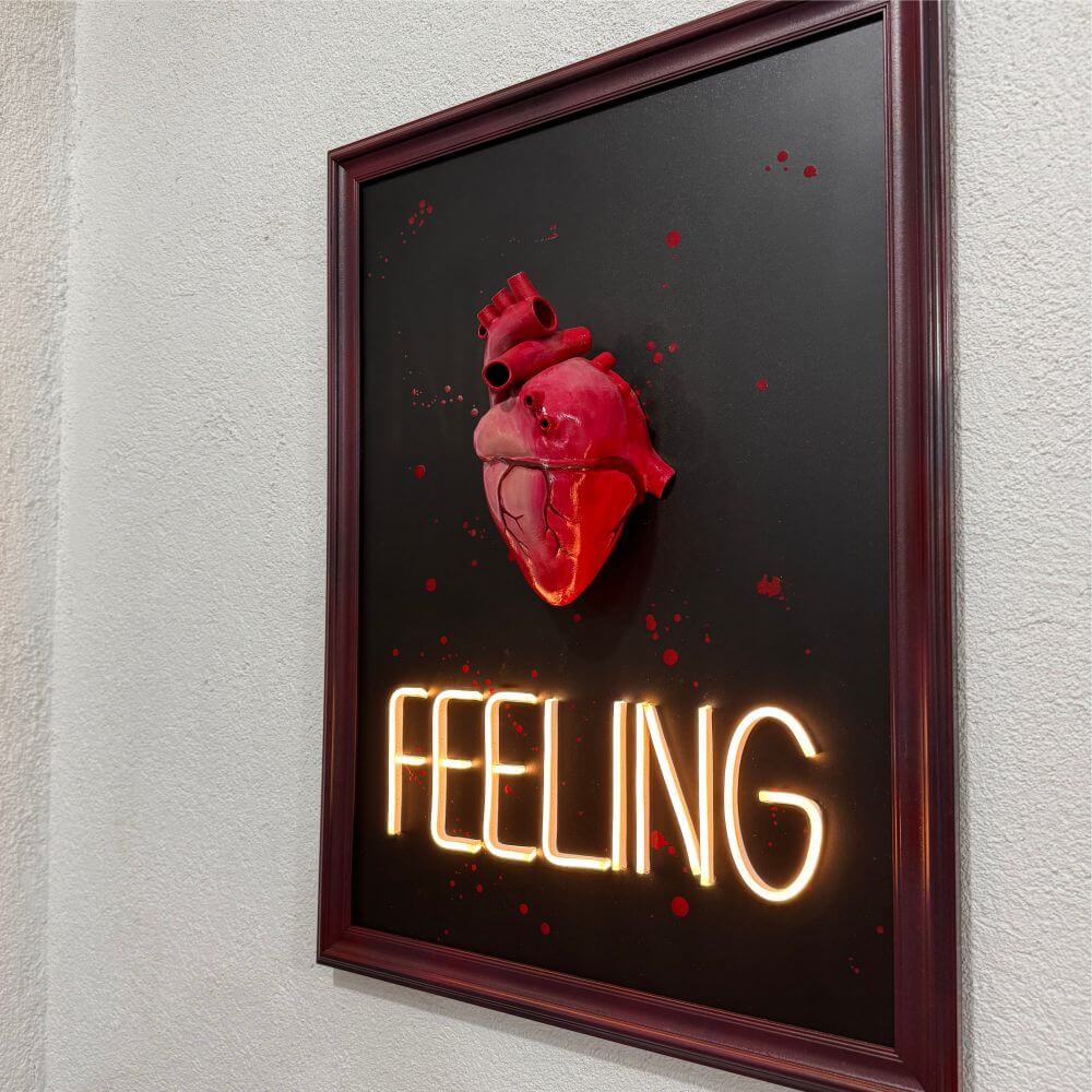 FEELING 3D Figure Neon Art - Maytrix