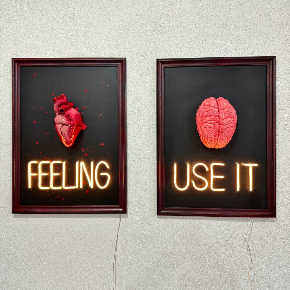 FEELING 3D Figure Neon Art - Maytrix