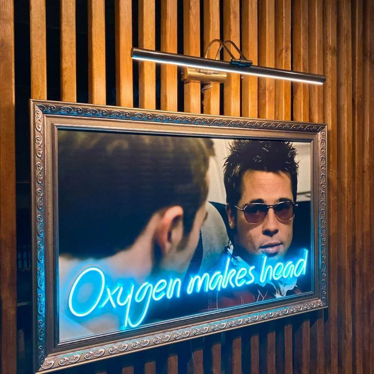 Fight Club Movie Neon Art - Maytrix