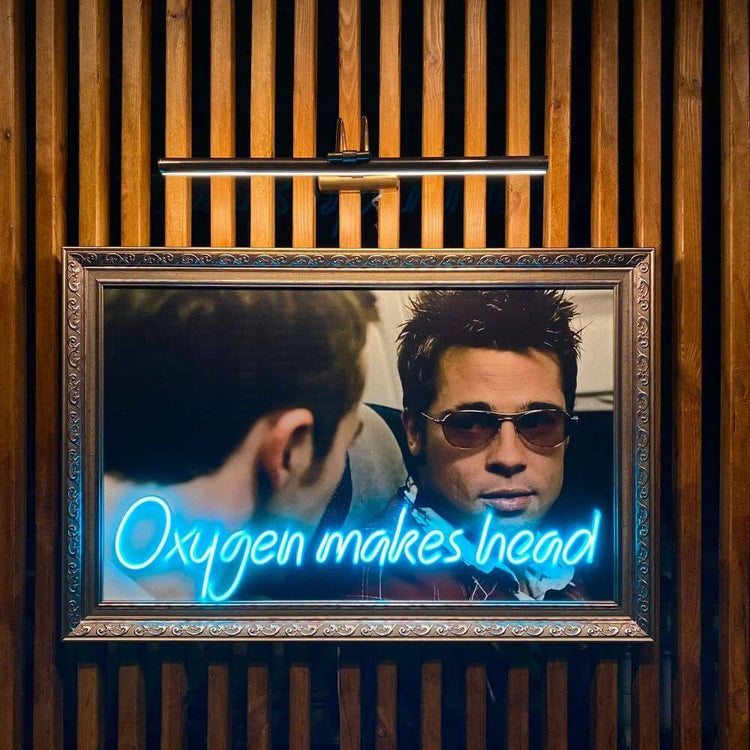 Fight Club Movie Neon Art - Maytrix