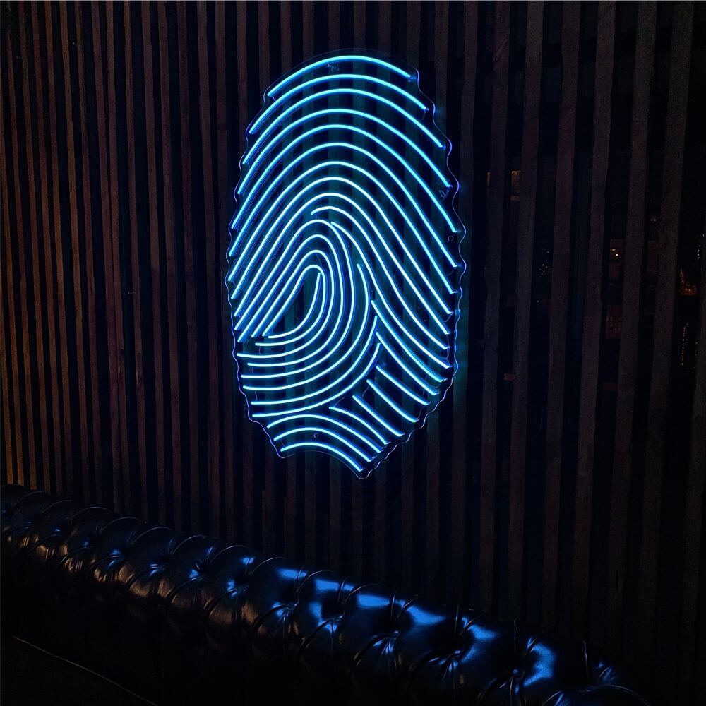 Fingerprint Neon Sign - Maytrix
