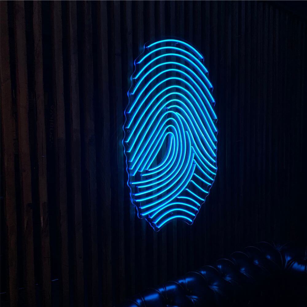 Fingerprint Neon Sign - Maytrix