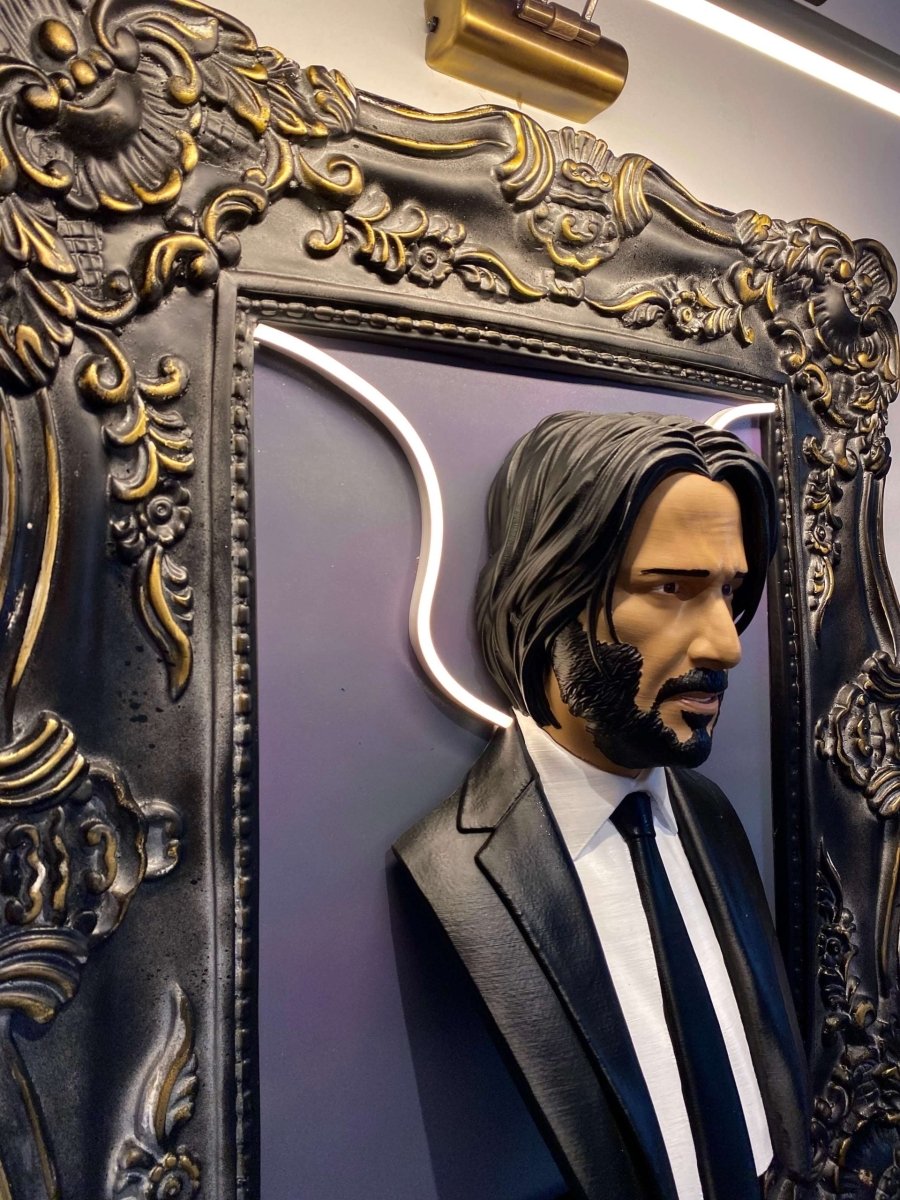 JOHN WICK 3D STATUE ART - Maytrix