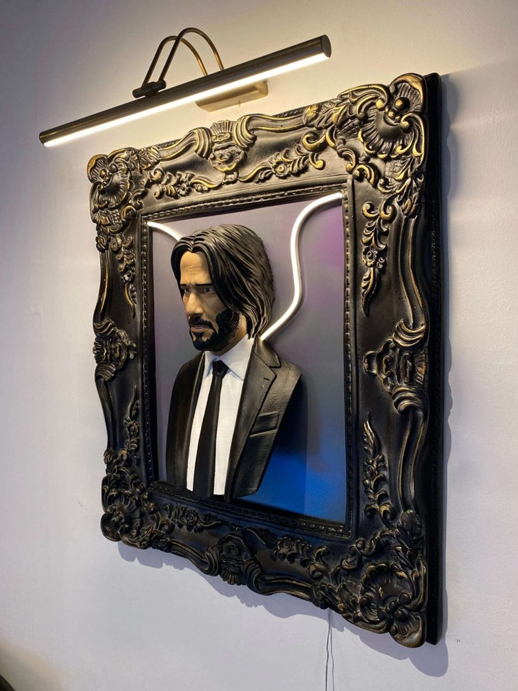 JOHN WICK 3D STATUE ART - Maytrix