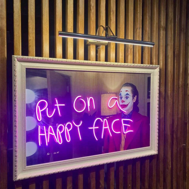 Joker Neon Movie Art - Maytrix