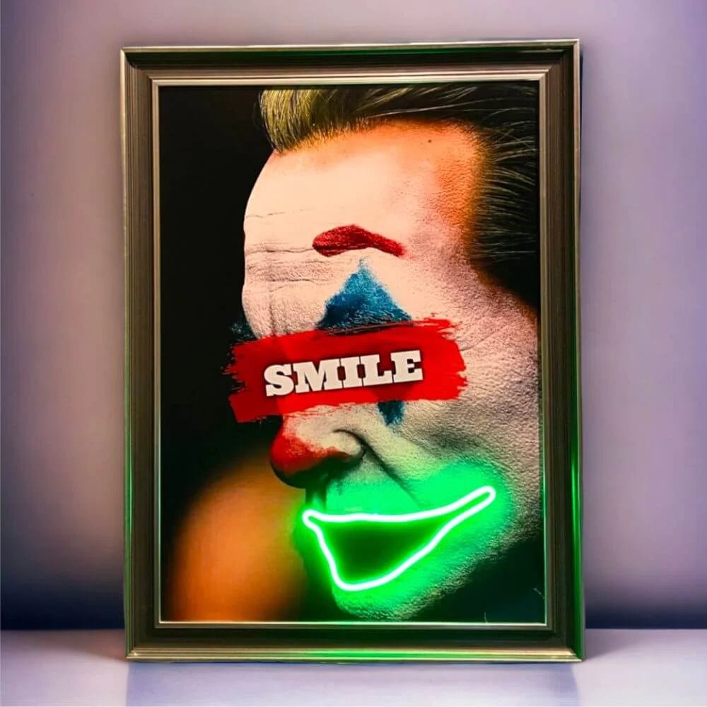 JOKER SMILE Neon Art - Maytrix