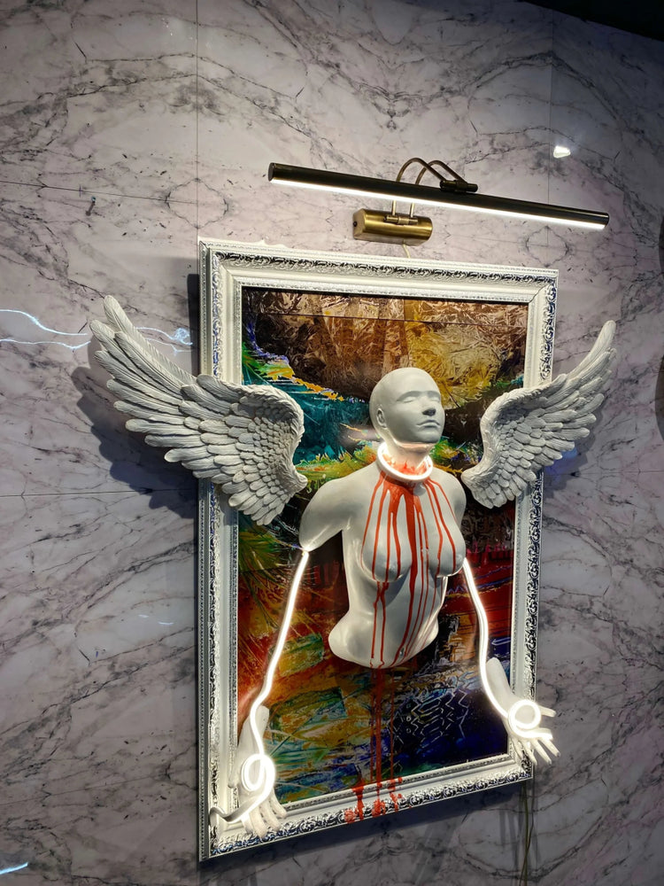 Neptün CAPTIVE ANGEL Painting Art - Maytrix