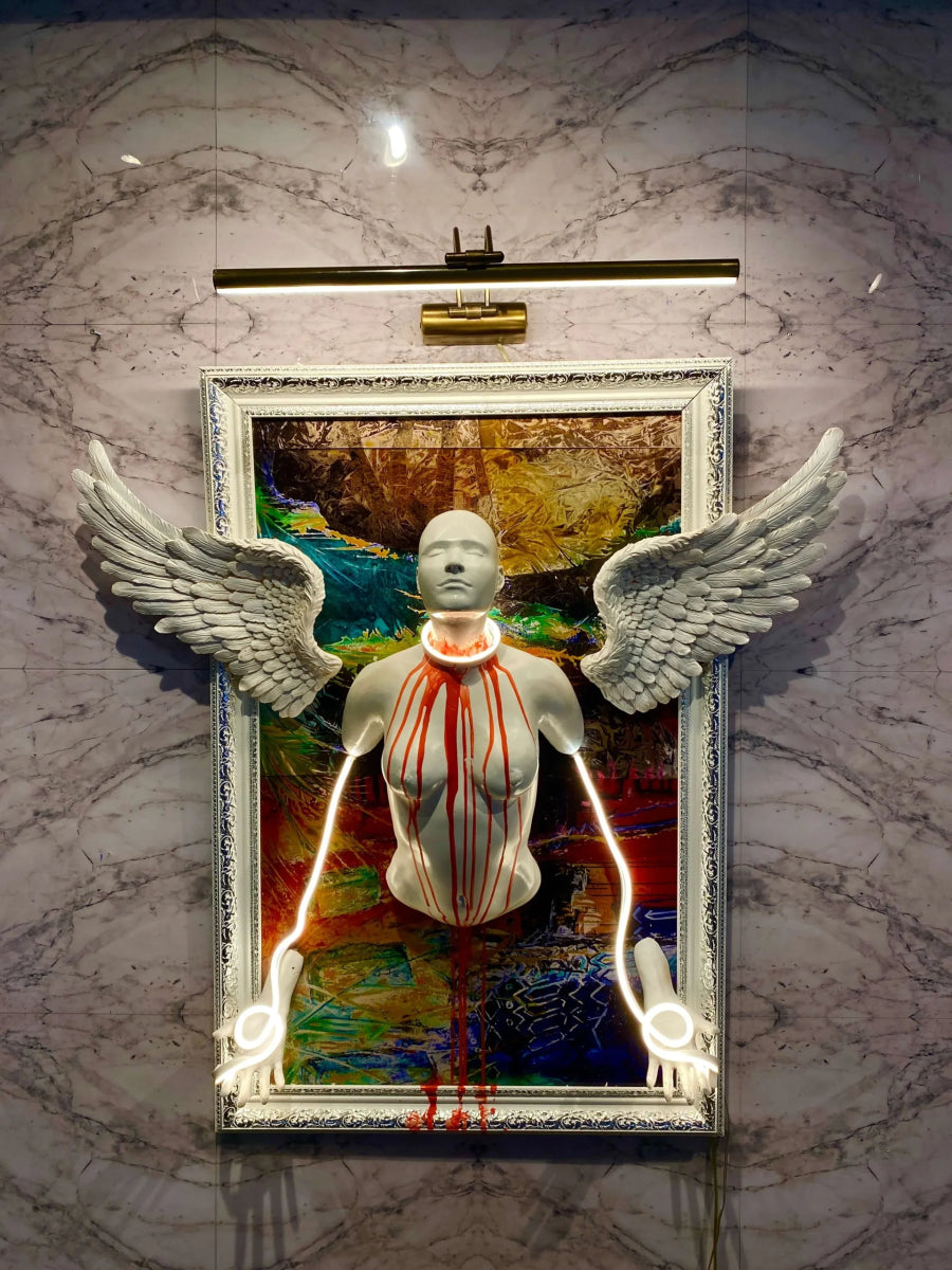 Neptün CAPTIVE ANGEL Painting Art - Maytrix