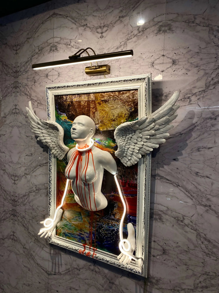 Neptün CAPTIVE ANGEL Painting Art - Maytrix