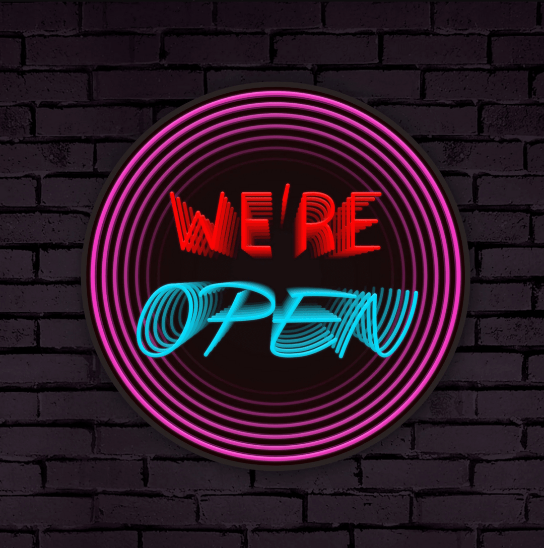 Open Sign Infinity Mirror - Maytrix