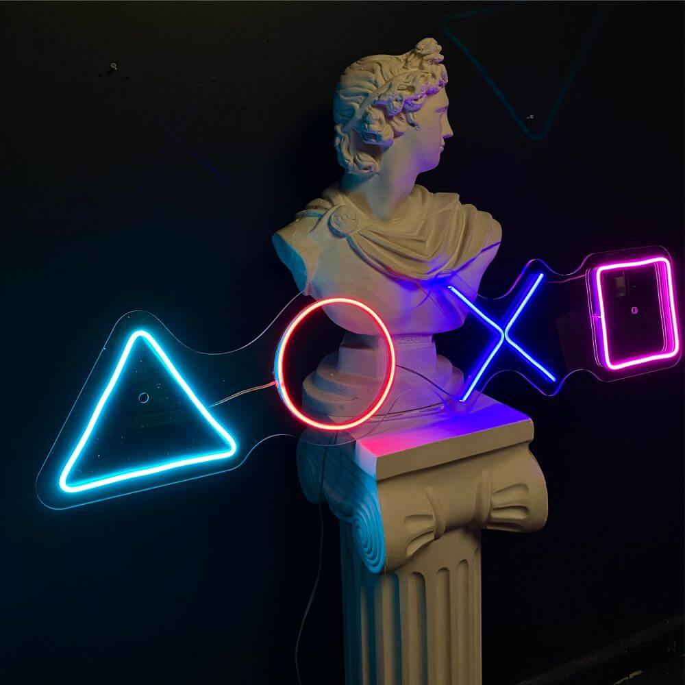 Playstation Neon Sign - Maytrix