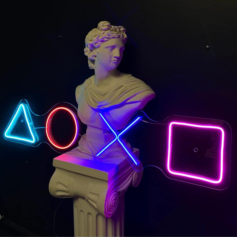 Playstation Neon Sign - Maytrix