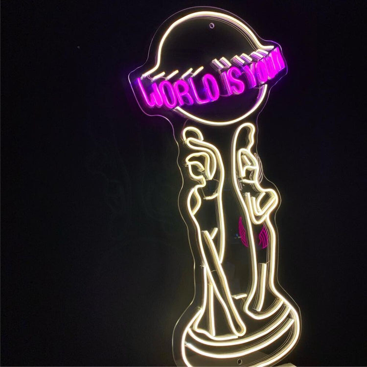 Scarface The World Is Yours Neon Sign - Maytrix