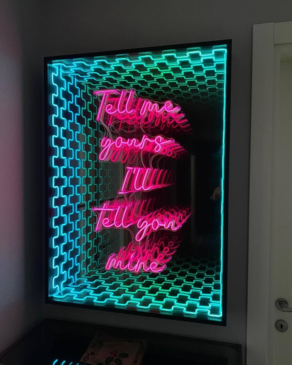 Tell Me Yours I’ll Tell You Mine Infinity Mirror - Maytrix