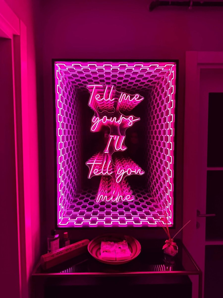 Tell Me Yours I’ll Tell You Mine Infinity Mirror - Maytrix