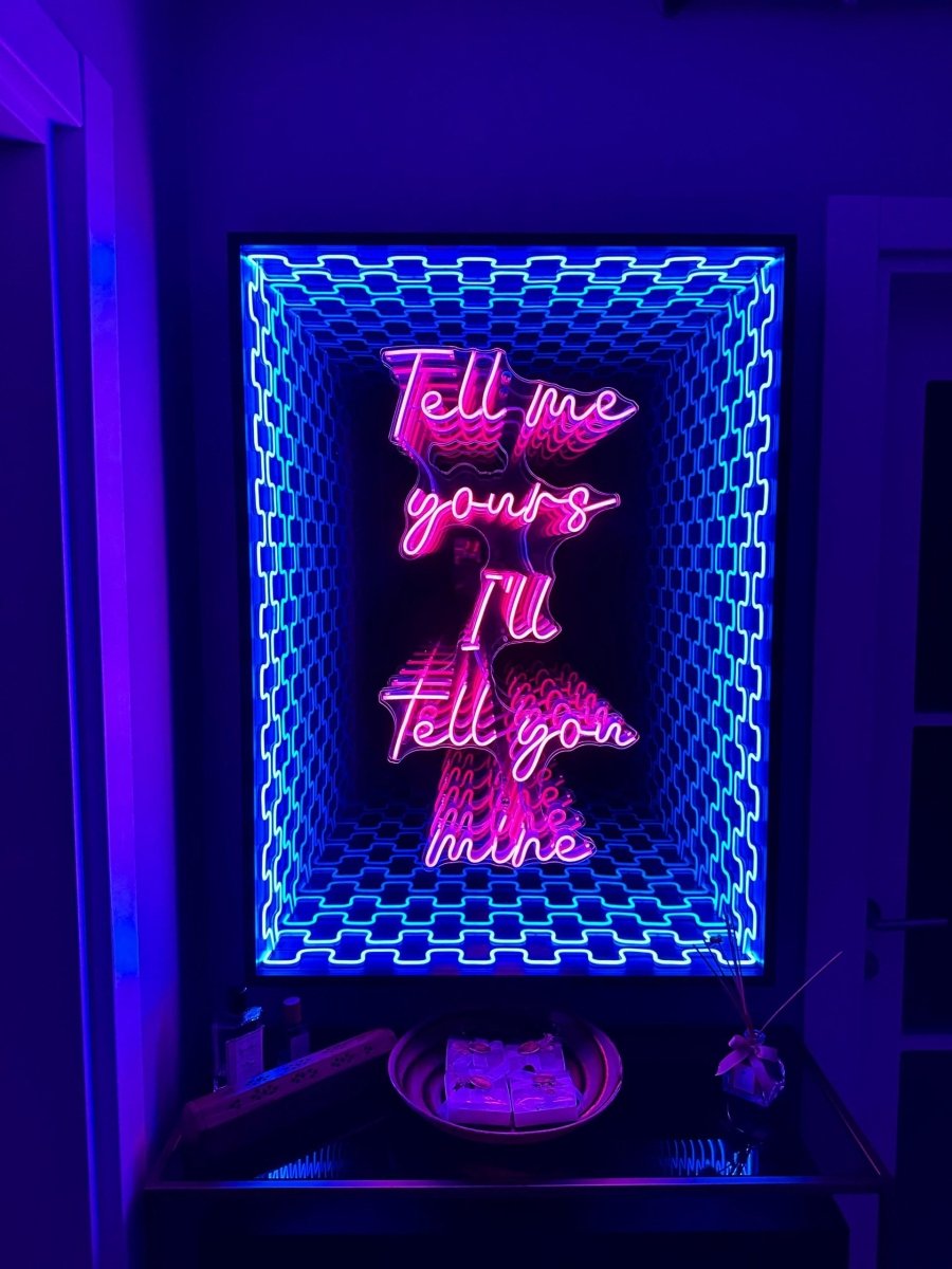 Tell Me Yours I’ll Tell You Mine Infinity Mirror - Maytrix