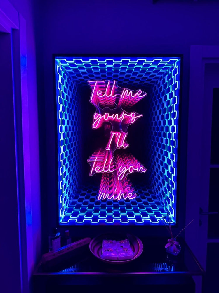 Tell Me Yours I’ll Tell You Mine Infinity Mirror - Maytrix
