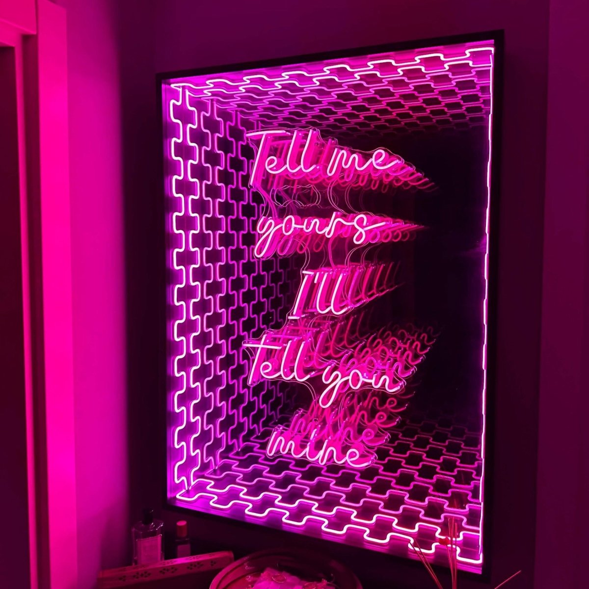 Tell Me Yours I’ll Tell You Mine Infinity Mirror - Maytrix
