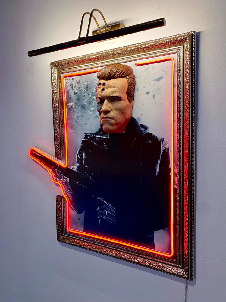 TERMINATOR 3D Figure NEON ART - Maytrix