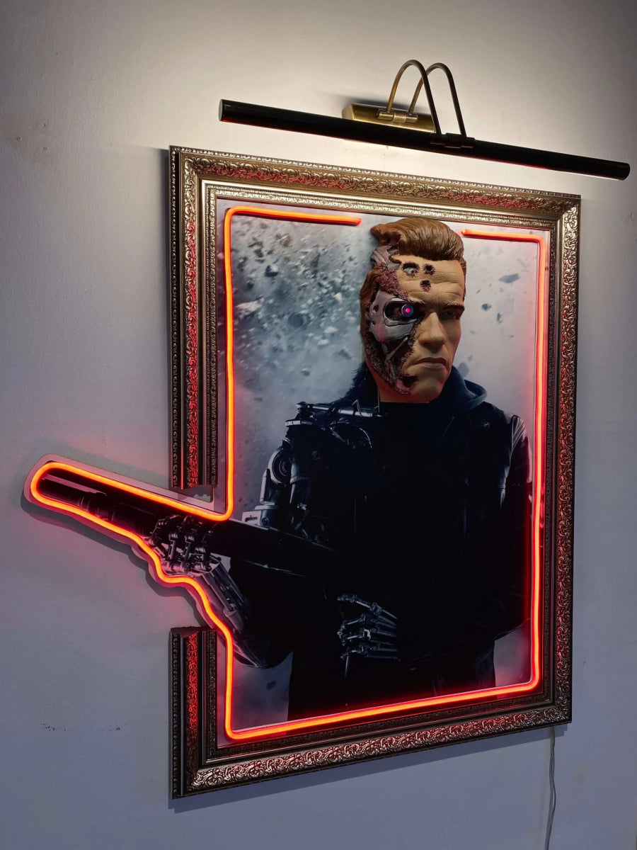 TERMINATOR 3D Figure NEON ART - Maytrix
