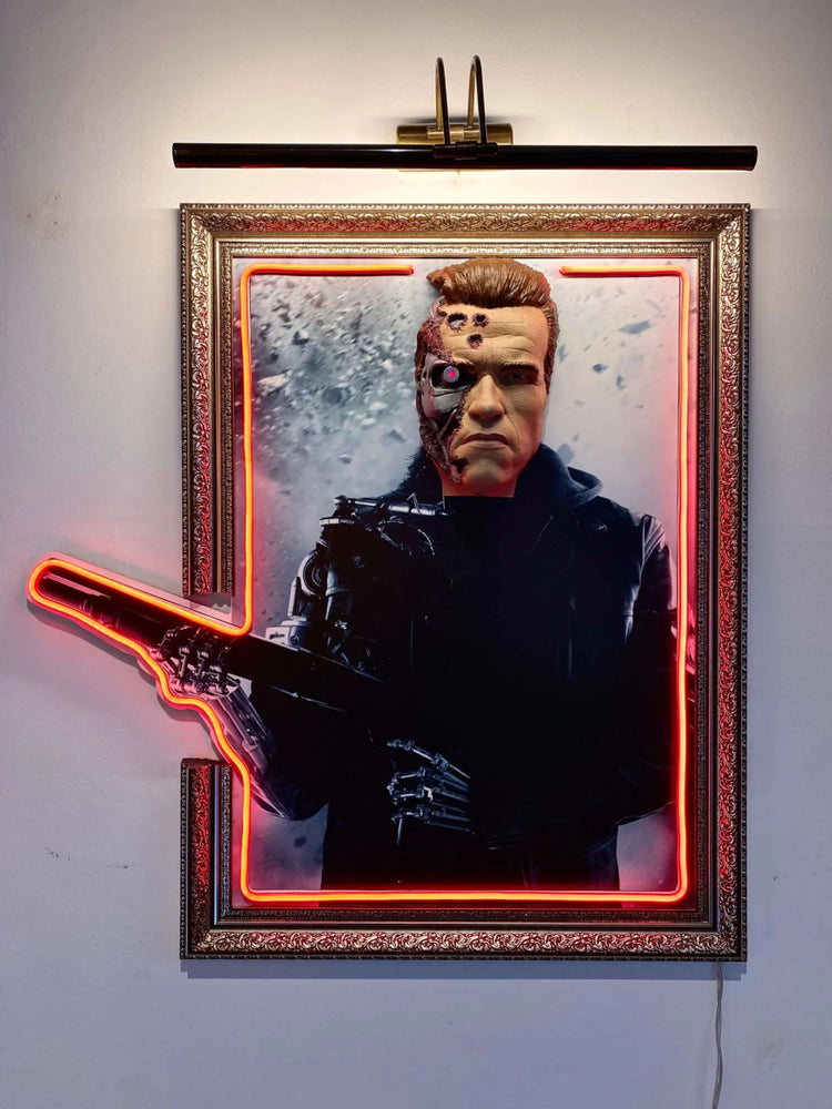 TERMINATOR 3D Figure NEON ART - Maytrix