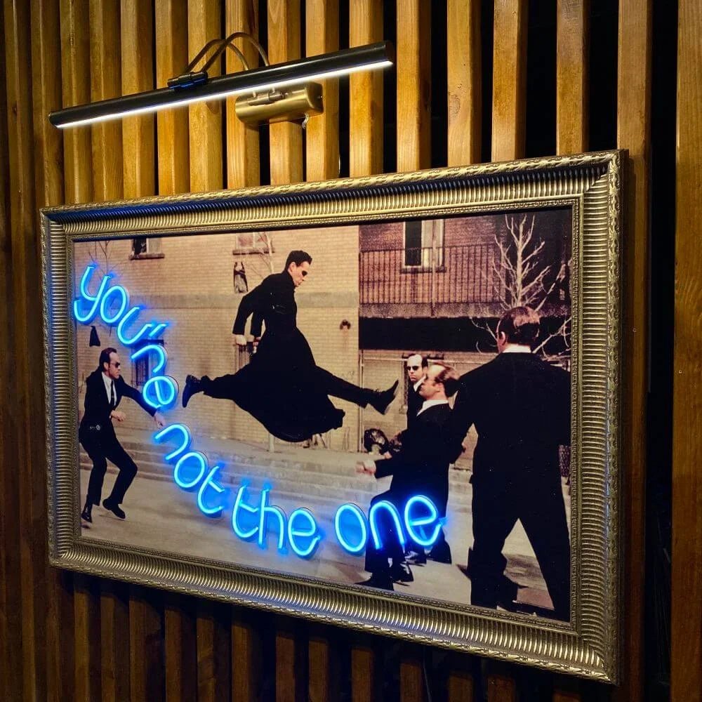 The Matrix Neon Movie Art - Maytrix
