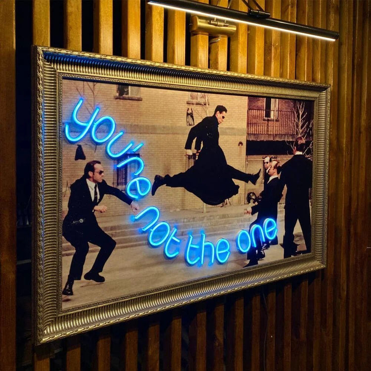 The Matrix Neon Movie Art - Maytrix