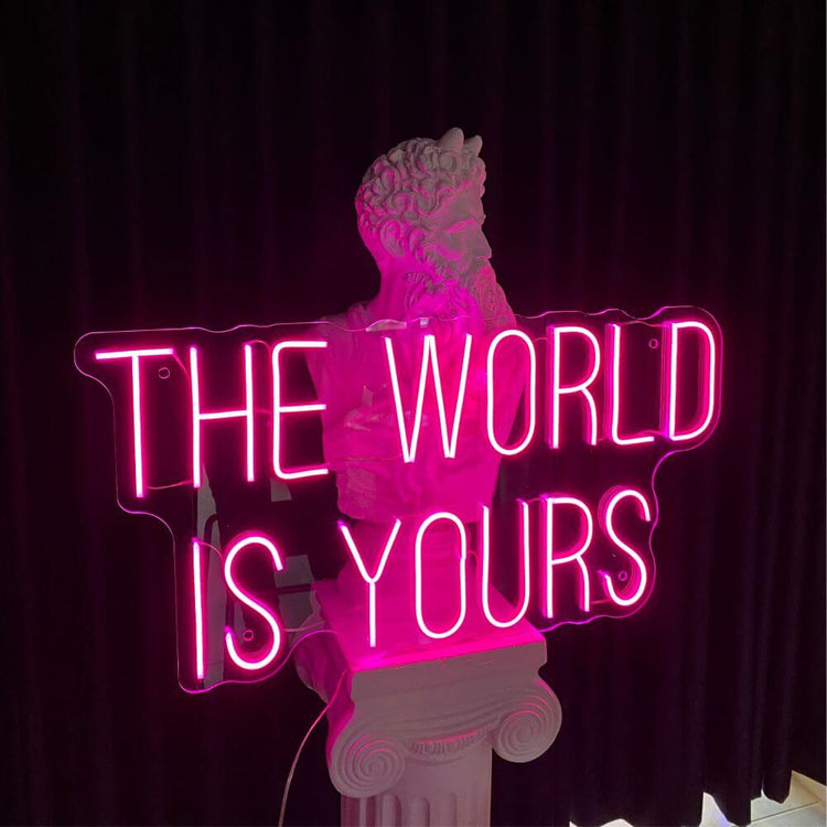 The World Is Yours 2 Neon Sign - Maytrix