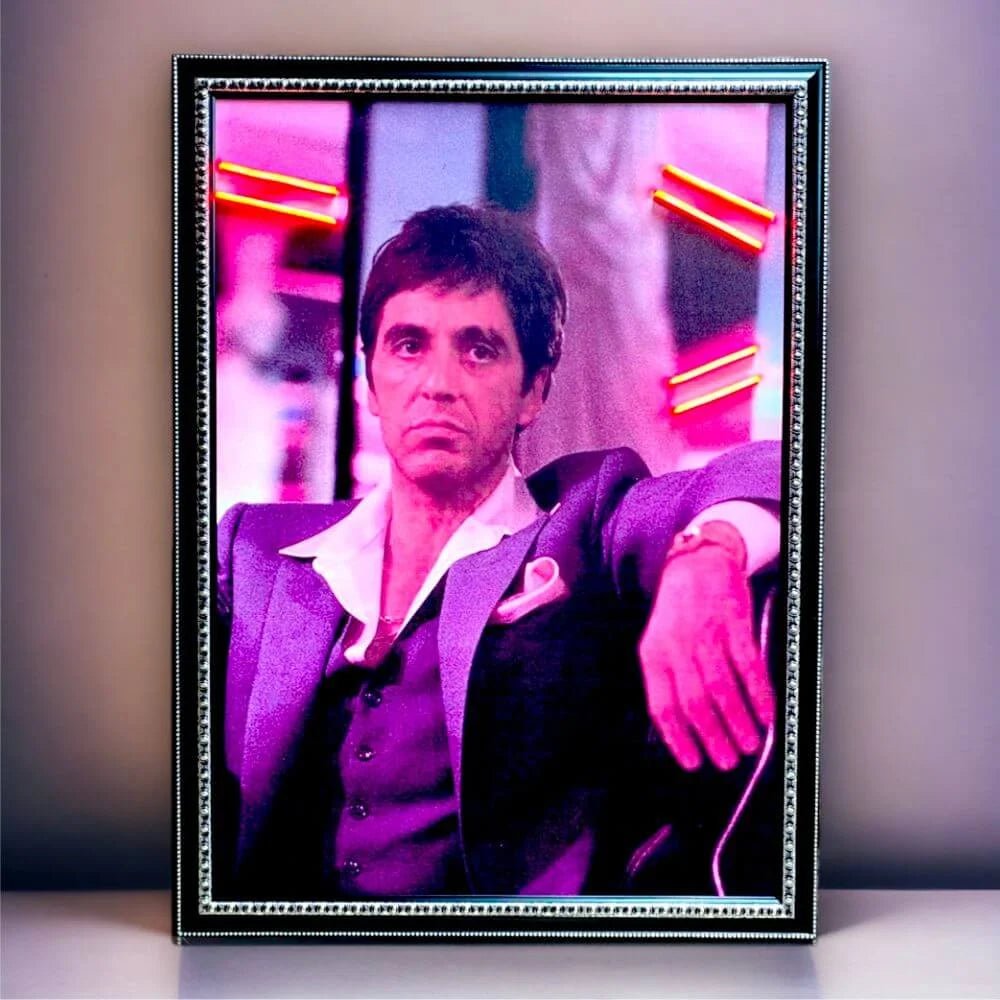 TONY MONTANA Neon Art - Maytrix