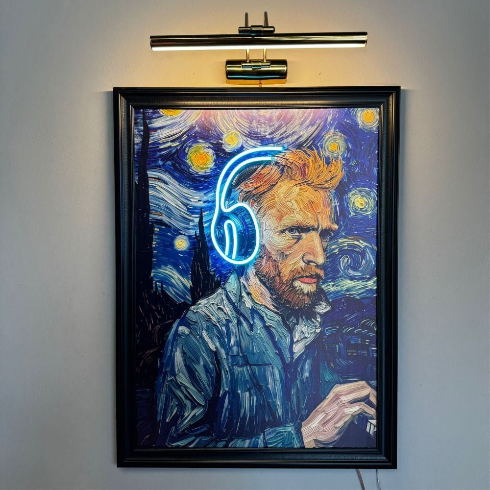 VAN GOGH Headphones Neon Art - Maytrix