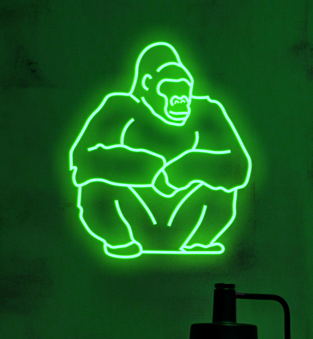 Gorilla LED Neon Sign