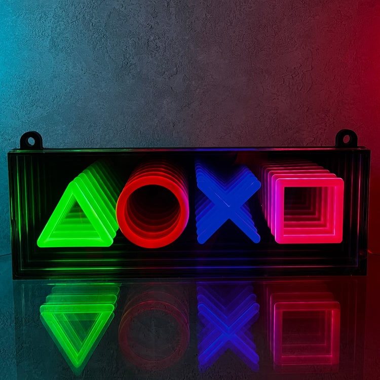 Playstation Icons Infinity Mirror