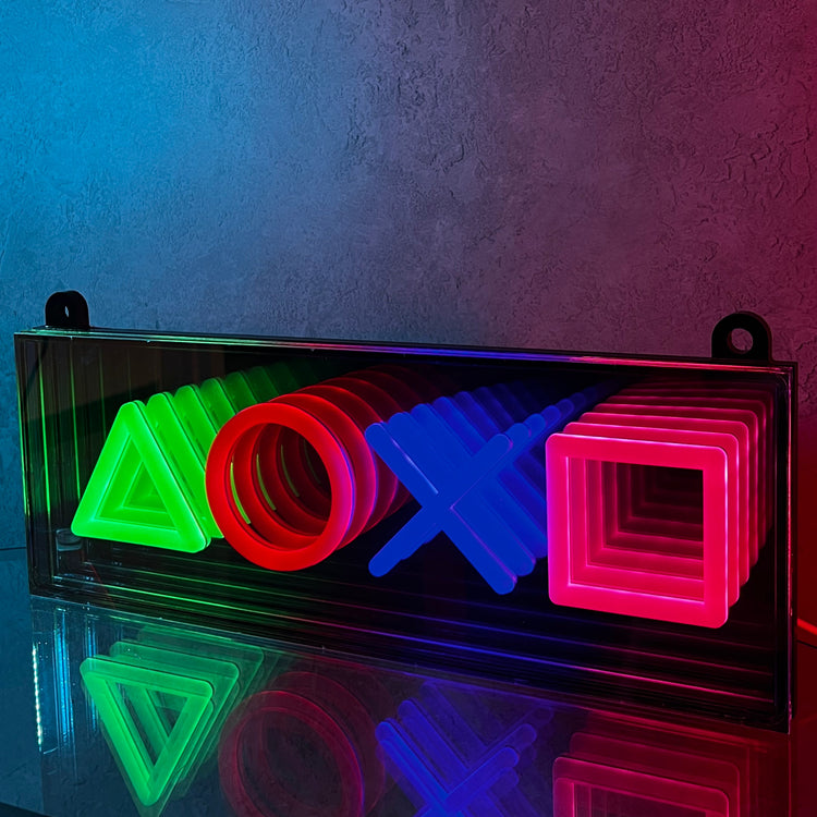 Playstation Icons Infinity Mirror