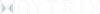 The word MAYTRIX in a minimalist, outlined font with stylized vertical lines inside the letter M, evoking an infinity mirror effect.