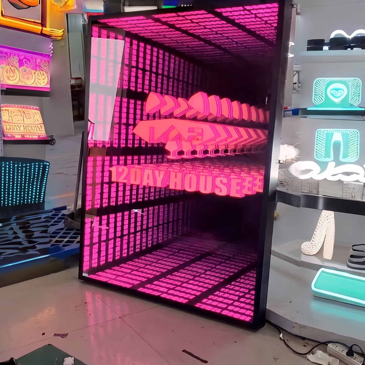 12DAY HOUSE finished infinity mirror