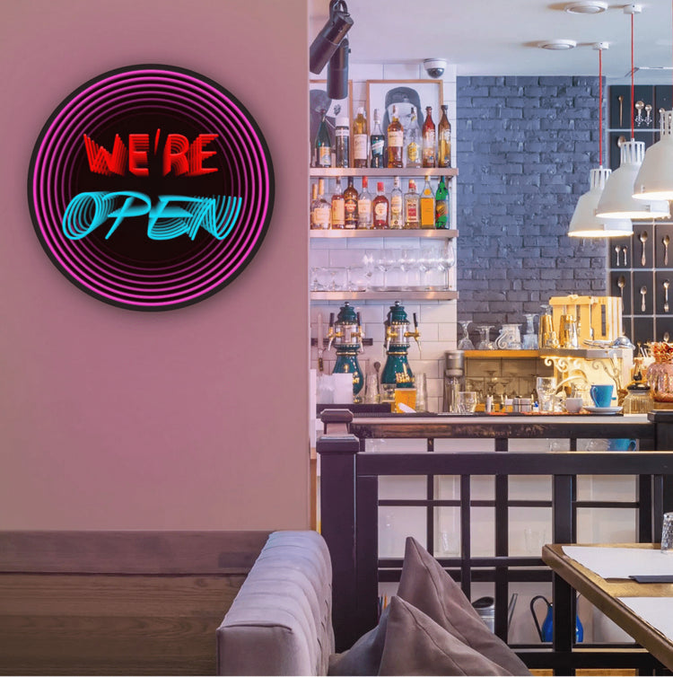 Open Sign Infinity Mirror - Maytrix