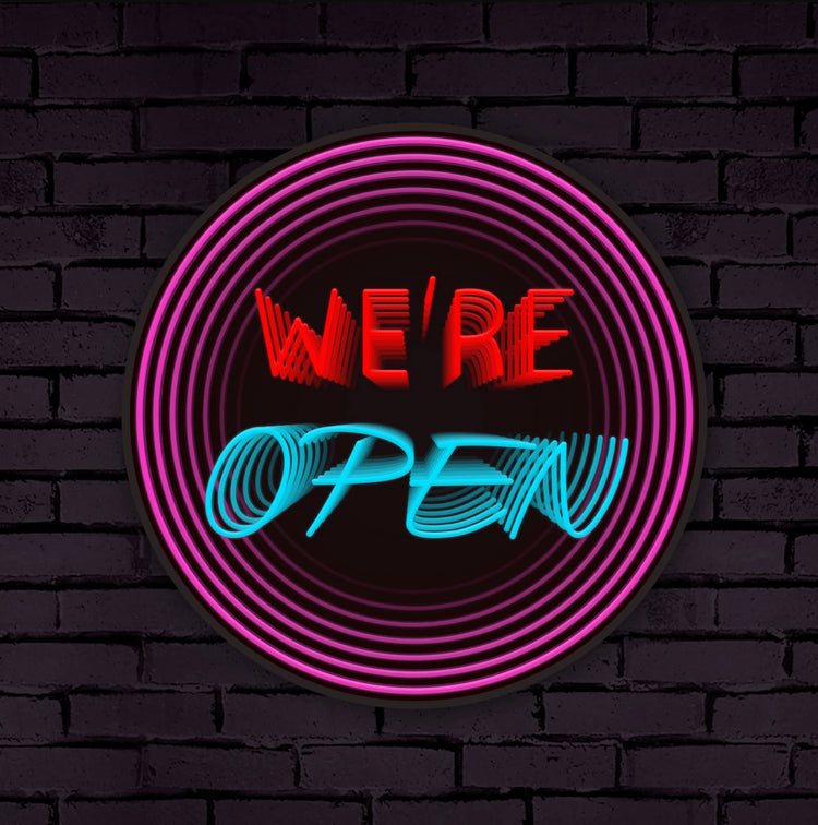 Open Sign Infinity Mirror - Maytrix