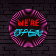 Open Sign Infinity Mirror - Maytrix