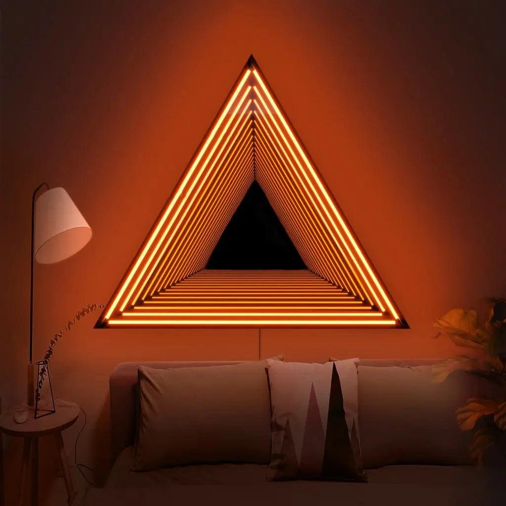 Triangle Infinity Mirror