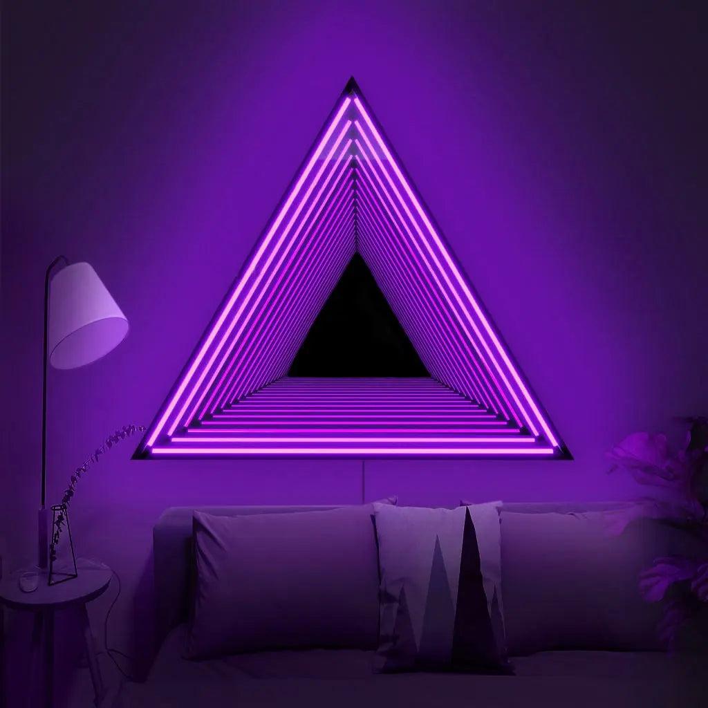 Triangle Infinity Mirror